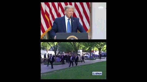 The day President Trump ended the Covid-19 Lockdown 😌
