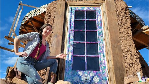 She TRANSFORMED This OLD Rustic Door Into A Work Of ART