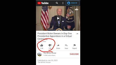 Joe Biden's inauguration video has been unlisted -- Part 2