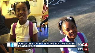 Girl, 8, dies months after drinking boiling water on a dare