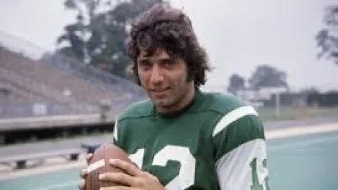 Broadway Joe Namath: Football Poem from book by Joe Mahan.