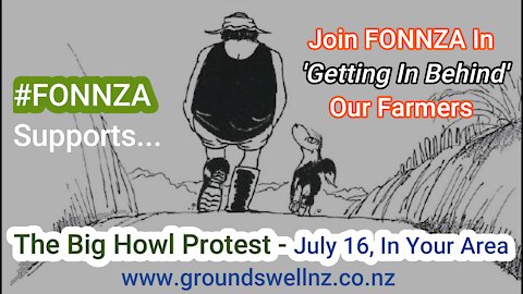 Get Behind Our Farmers In The 'Groundswell' - 'Great Howl' Protests this Friday 16th July 2021