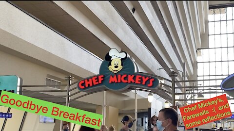 Goodbye Breakfast 😢 | Chef Mickey's | Reflections of our trip | Day 10 | Nov 2020