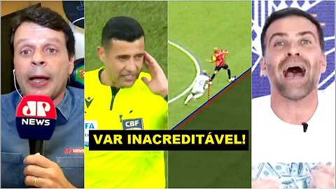 "OLHA ISSO! É UMA VERGONHA! É PALHAÇADA!" VAR é DETONADO após GOL ANULADO em Athletico-PR x Flamengo