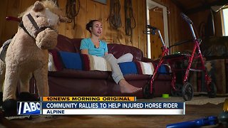 Community rallies to help injured horse rider