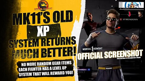Mortal Kombat 1 Exclusive: XP System Returns, NRS FIXED Random Gear Issue | Confirmed W/ Screenshot!