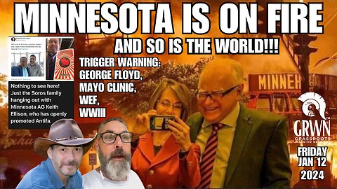 Minnesota is on fire! World War III? Big Pharma is scary, how about BIG Bio-Pharma?