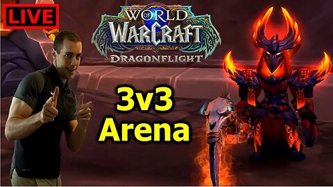 🔴 LIVE - High Rated Solo Queue Holy Priest - Dragonflight 3v3 Arena - World of Warcraft Priest PvP