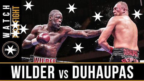 The grueling and bloody match for Wilder .!
