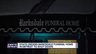 State of Michigan shuts down Detroit funeral home over deplorable conditions