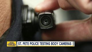 St. Pete Police testing body cameras for one month
