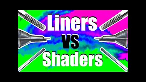 ✅How to Tattoo: 💥Round LINERS vs Round SHADERS 💥
