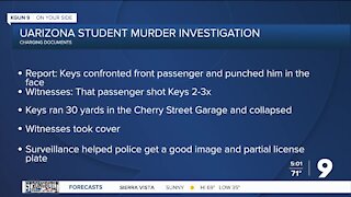 Court docs: Teen was driving car involved in murder of UArizona student