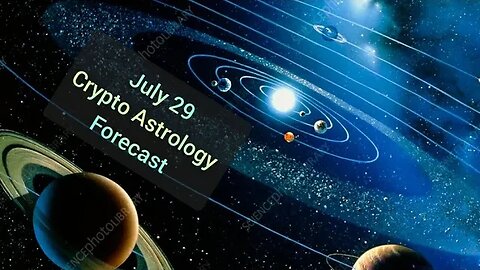Crypto Astrology Forecast July 29 Sun inconjunct Saturn