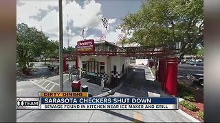 Dirty Dining: Checkers closed for sewage inside