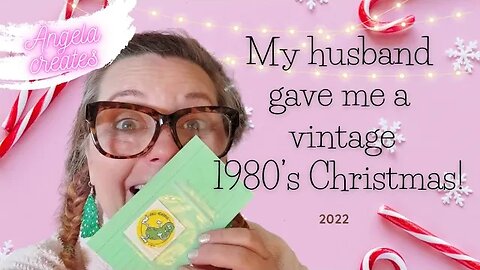 LETS LOOK AT MY VINTAGE CHRISTMAS 1980 RETRO NOSTALGIA