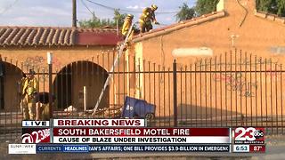 South Bakersfield motel fire just after 6 a.m. on Wednesday