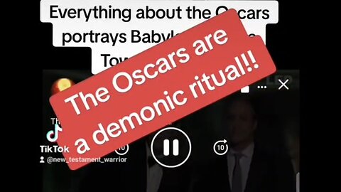 HOLLYWOOD WORSHIPING SATAN - THE OSCARS ARE A SATANIC / DEMONIC RITUAL