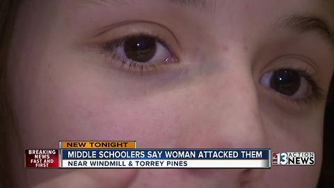 Woman reportedly attacks Las Vegas teens