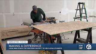 Local man starts the 'Kids Desk Project' to help local kids