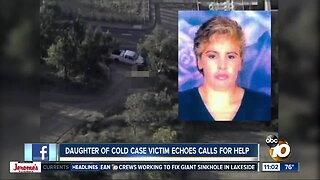 Daughter of cold case victim echoes calls for help
