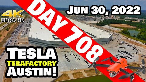 5000 MODEL Ys OUT OF GIGA TEXAS Q2! - Tesla Gigafactory Austin 4K Day 708 - 6/30/22 - Tesla Texas