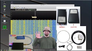 Shortwave SDR - Software Defined Radio - HF Upconverter - MLA 30 - GQRX in Linux Mint