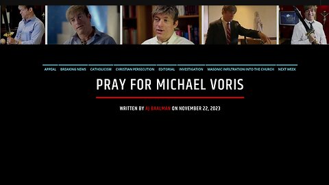 Pray For Michael Voris and The Church Militant Staff