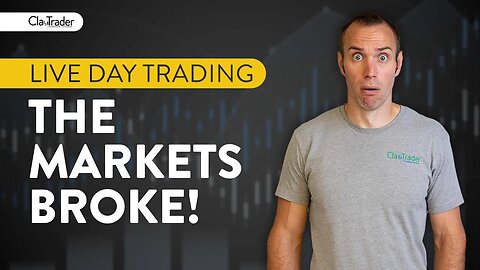 [LIVE] Day Trading | The Markets, literally, Broke (see it live!)