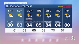 WMAR-2 News Weather at 11