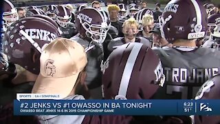 Jenks vs Owasso in BA tonight