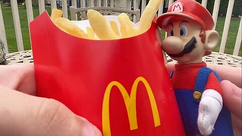 HHM Movie: Marios McDonalds Mukbang | Mario Plush Mukbang.