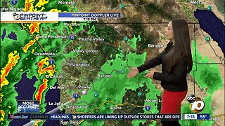 10News Pinpoint Weather with Meteorologist Angelica Campos