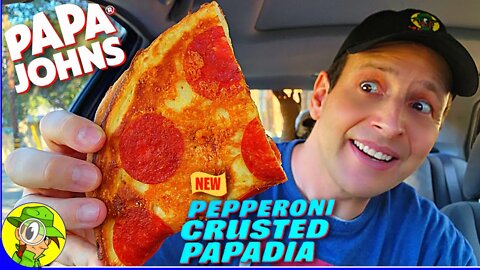 Papa John's® PEPPERONI CRUSTED PAPADIA Review 🍕🧀🫓 Peep THIS Out! 🕵️‍♂️