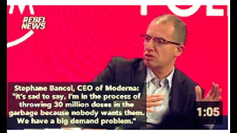 CEO of Moderna: "it's sad to say, I'm in the process of throwing 30 million doses in the garbage