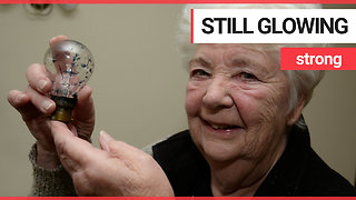 A woman claims to have one of the oldest light bulbs in the country