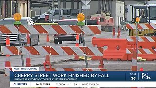 Businesses on Cherry Street working to keep customers coming during construction project