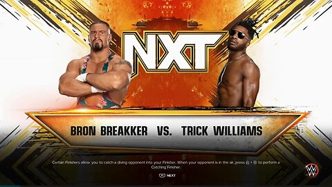 NXT Bron Breakker vs Trick Williams
