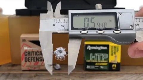 Bonus Material Monday: 30 Super Carry comparison shoot - Hornady Critical Defense vs Remington HTP