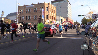 Lady drives car into start of PEI Marathon