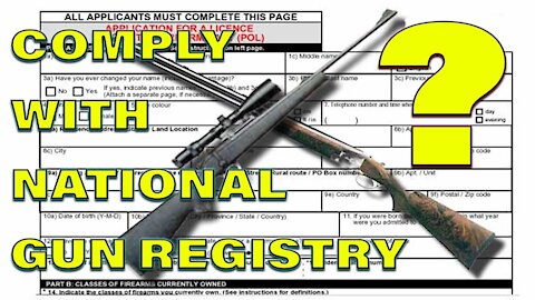 Should You Comply With National Gun Registry ? LEO Round Table S06E08a