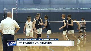 Canisius boys and St. Mary's girls win Monsignor Martin volleyball titles