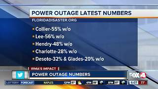 55% of Collier County still without power