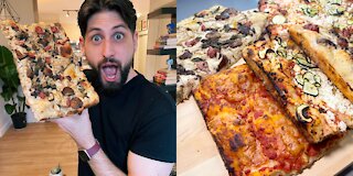 Montreal's Giant Square Roman Pizza Revolution
