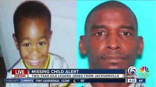 Florida missing child alert issued for 2-year-old Jacksonville boy