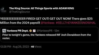 Sports analysis with THE KIGN SOURCE: Yankees FIRE Josh Donaldson