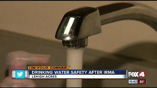 Drinking water safety after Irma