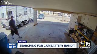 Car battery bandits target Tempe neighborhood