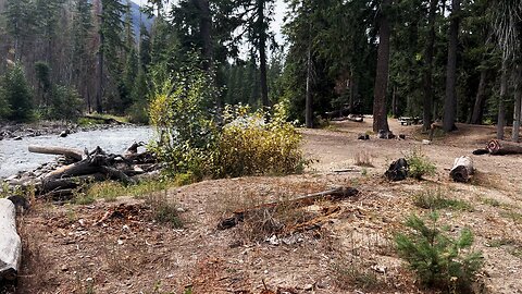 CAMPSITE #13, #12, #11 REVIEW, BEST SITES FOR A GROUP @ Soda Springs Campground | Bumping River | 4K