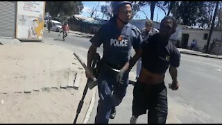 SOUTH AFRICA - Cape Town - Protest in Witsand Atlantis. (2rU)